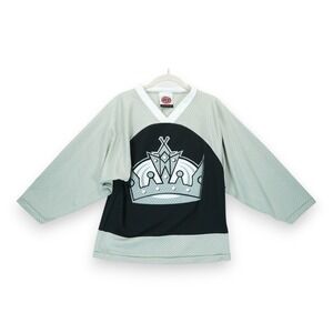 LA KINGS K1 SPORTSWEAR CROWN HOCKEY JERSEY ~ YOUNG ~ SIZE YL